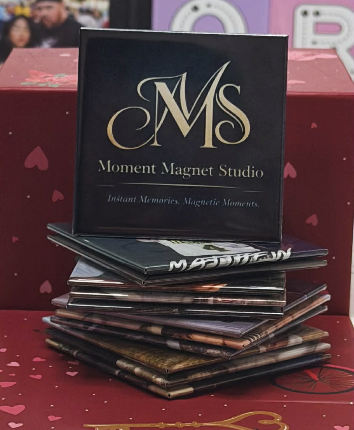 12 Custom Square Photo Magnet